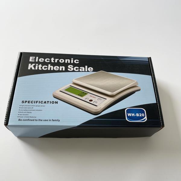 10kg*1g Capacity WeiHeng WH-B20 Stainless Steel Kitchen Weight Scale with CE ROHS FCC Certification and Precise Weighing