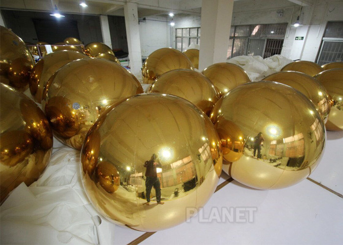 Ослепите шарик зеркала PVC цвета отражательный раздувной для украшения