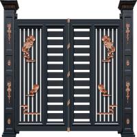 Puerta de jardín galvanizado de aluminio para peatones