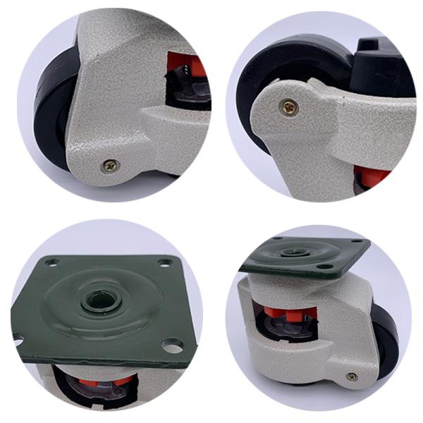 1.5 дюймовые промышленных вытягиваемые выровняющие вращающиеся колеса Fuma Caster