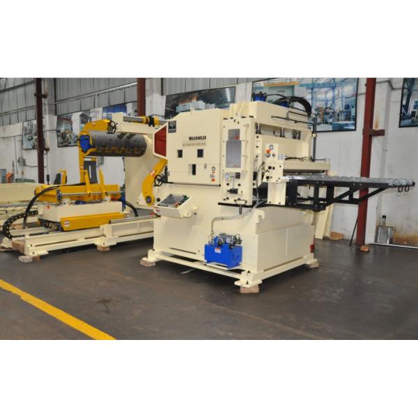 Sheet  Automatic  3 In 1 Decoiler And Straightener  , Metal Stamping Press Feeder
