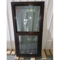Crescent Lock Top Fixed Sash Single Hang Windows UPVC Painel inferior de vidro Low-E