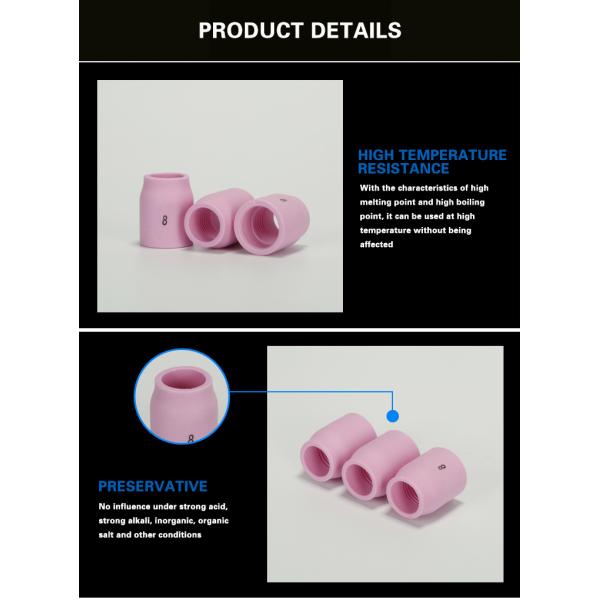 Wear Resistant 53N24L Ceramic Welding Nozzle