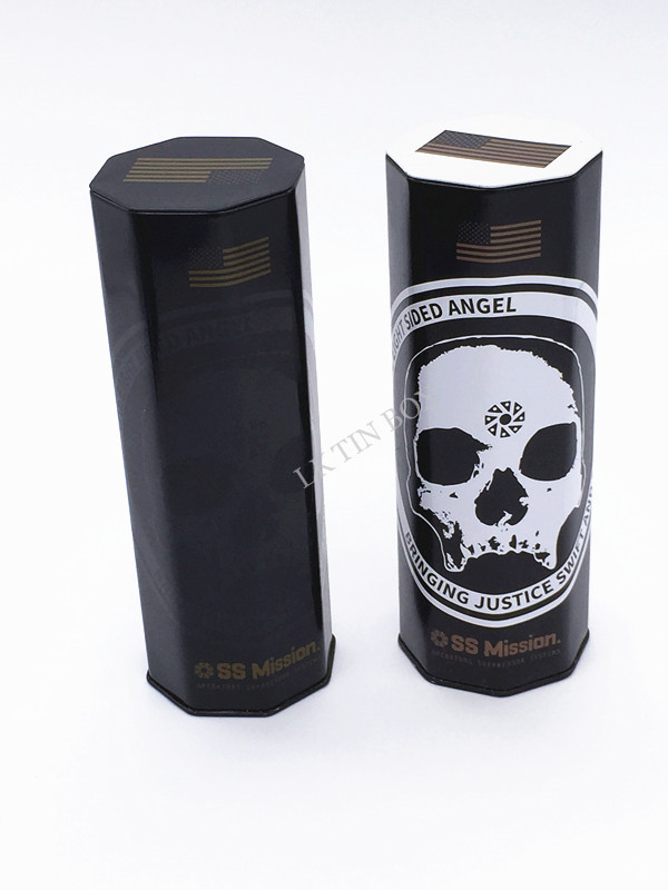 Promotional Octagonal Shaped Gift Tin Box With Food Grade Paint / Varnish