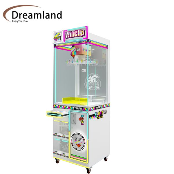 Dreamland 28 Clips Coin Operated Win Clip Machine Mini Prize Gift Vending Game Machine for Arcade Retail Store