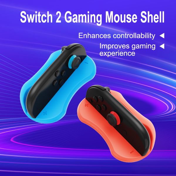 2 in 1 Seamless Switch 2 Controller Mouse Adapter 2-in-1 Gaming Mouse for Nintendo Switch 2
