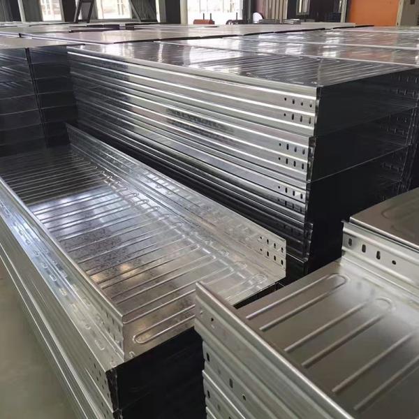 High Load Capacity Metal Cable Tray With Cover Uv Resistance Accessories Covers And Up To 1000lbs