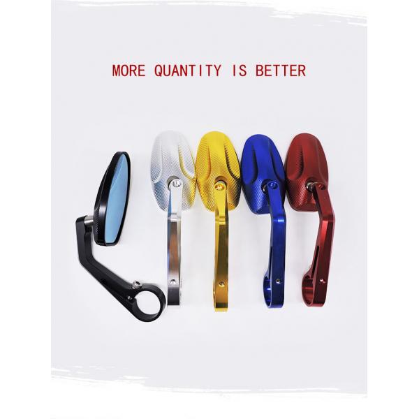 Universal CNC Aluminium Rearview Mirror Bar End Side Mirrors Sleek and Stylish Design