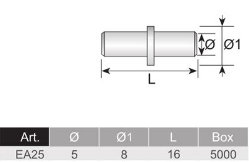 Hidden Bracket Shelf Support for Cabinet Cupboard Bookcase Metal Iron Pegs 5mm Diameter