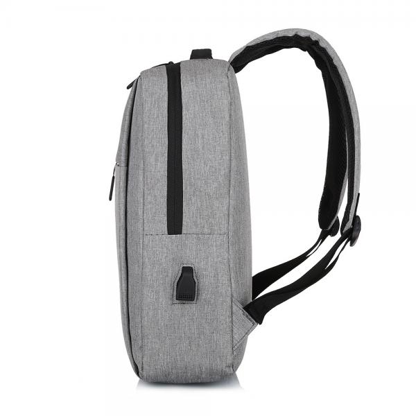 Custom Logo Fashion Style Travel School College Bag Smart USB Laptop Bag for Computer