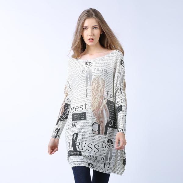 Knitwear manufacturer custom round neck long sleeve crop top elegant casual pullover wool knit top women sweater