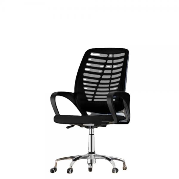 Modern Swivel Mesh Office Chair with Adjustable Height and Armrests Customized Color