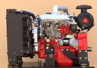 3000rpm 4JB1-TG3 motor diesel prime power 75KW para potência da bomba de combate a incêndio em vermelho