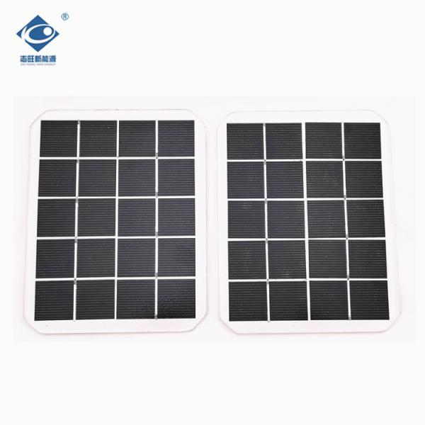 5V 1.5W high quality new standard solar panel ZW-2.5W-5V Mini Glass Laminated Solar Panel