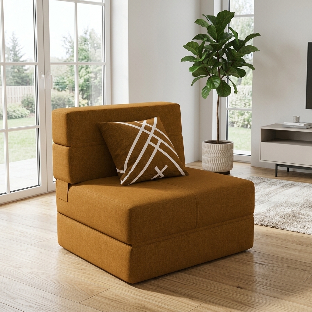 Modern Home One Seat Foldable Lazy Sofa Bed Design Sofa Bed Vacuum Packed Compressed Sofa for Salon Living Room Hotel Apartment