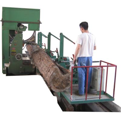 A serra de fita vertical do CNC MJ3210, viu a máquina para a madeira, serra de fita de corte vertical com transporte