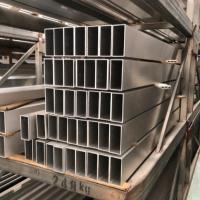 Pipe en aluminium 7075 personnalisée, forme rectangulaire, épaisseur de 10 mm pour pièces de précision
