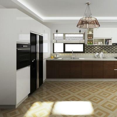 MDF Board Lacquer Luxury Modern Kitchen Cabinets Wardrobe Storage Unit Furniture