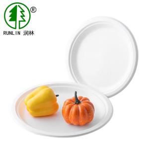 Placas descartáveis Compostable do bagaço de 100% usadas para restaurantes do