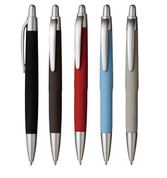 rubber sprayed Sheraton hotel pen,Sheraton hotel logo printed pen