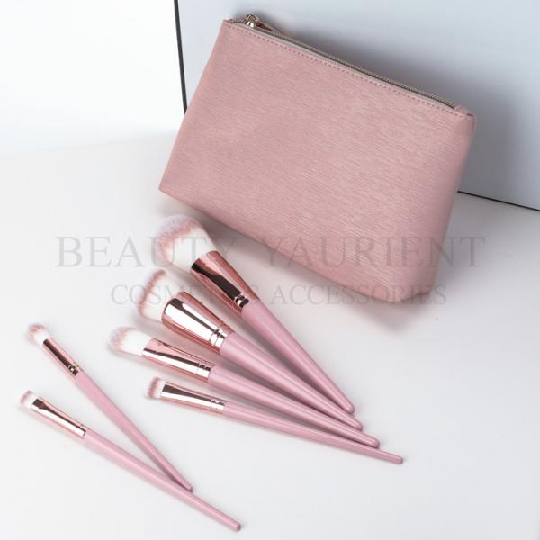 6PCS PBT Hair Personalized Makeup Brush Set With Storage Bags