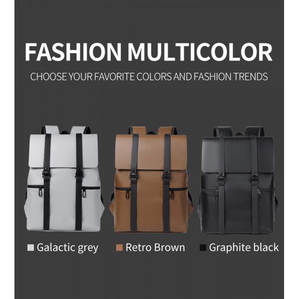 Рюкзак компьютера бизнесменов водоустойчивого рюкзака людей случайный мужчина рюкзака перемещения сумки ноутбука 14 дюймов задний светлый