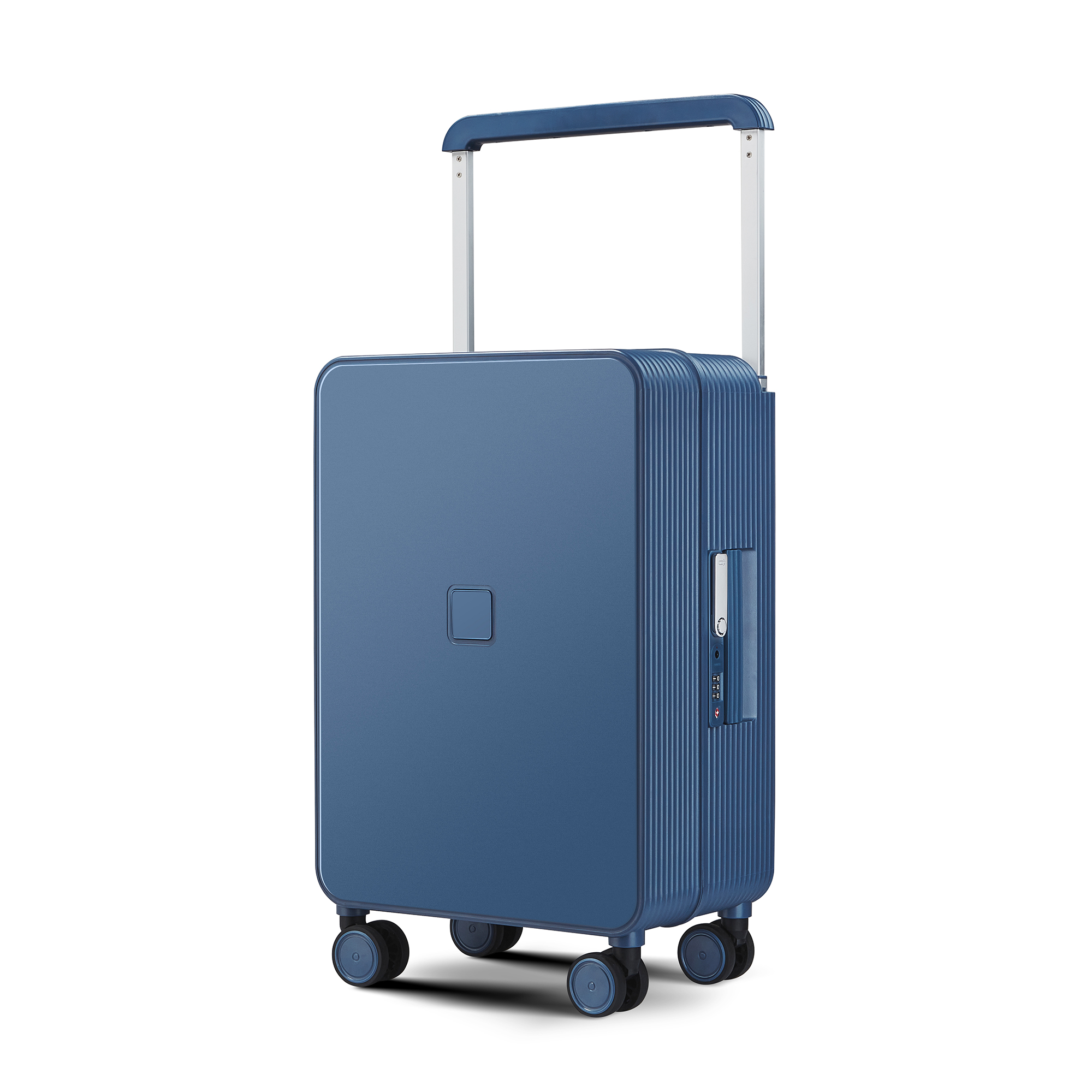 20-Inch Creative Student Suitcase New PP Scooter Trolley Case with Combination Lock Multi-Function Boarding Luggage for Travel
