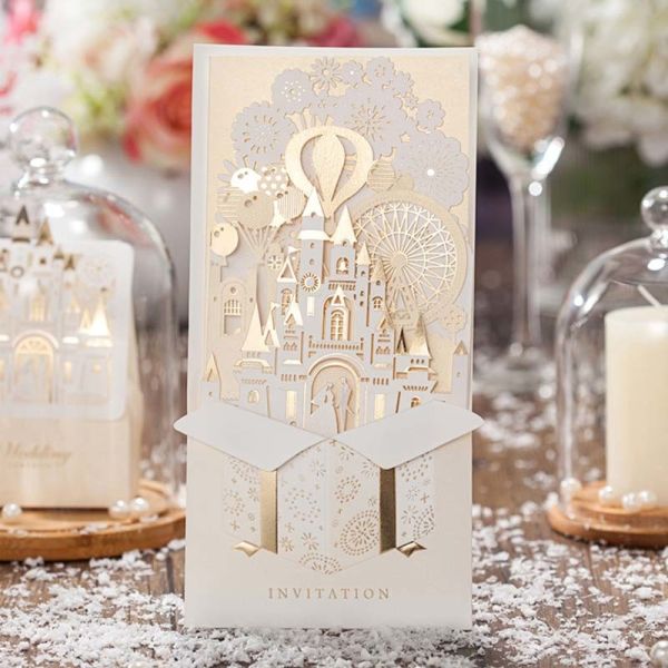 Mr And Mrs Wedding Invitation Gift Card Envelopes 3d Butterfly Laser Cut