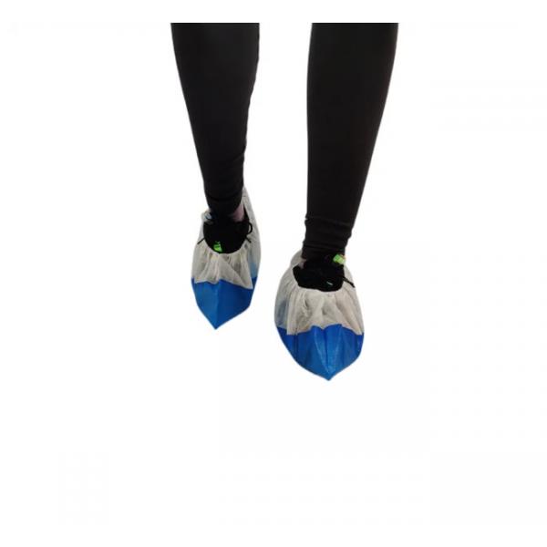 ботинки PE 50gsm PP устранимые покрывают крышки ботинка устранимого Nonwoven выскальзывания ткани устойчивые