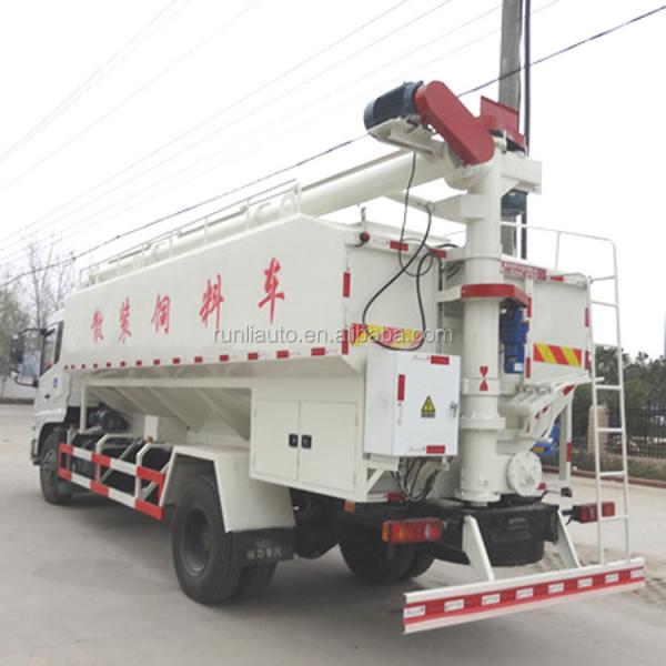 Diesel Livestock Feed Truck 6X4 4X2 Bulk Feed Truck Euro 4 98km/H 270HP