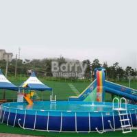 Piscina de agua portátil modificada para requisitos particulares alrededor de la piscina móvil del envase