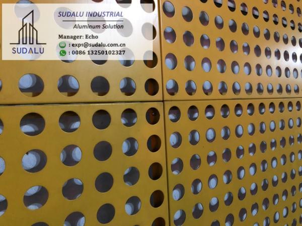 SUDALU Aluminum Facade Cladding Panel for Building Exterior Decoration Panel from Foshan Aluminum Panel Manufacturer