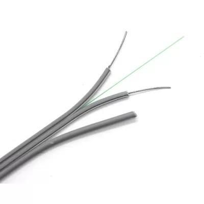 G652D G657A Simplex FTTH Fibra óptica de caída del cable SC APC UPC Tipo de mariposa plana