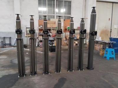 15m hand winch up Mast light weight telescopic pole portable telescoping lighting mast 50ft