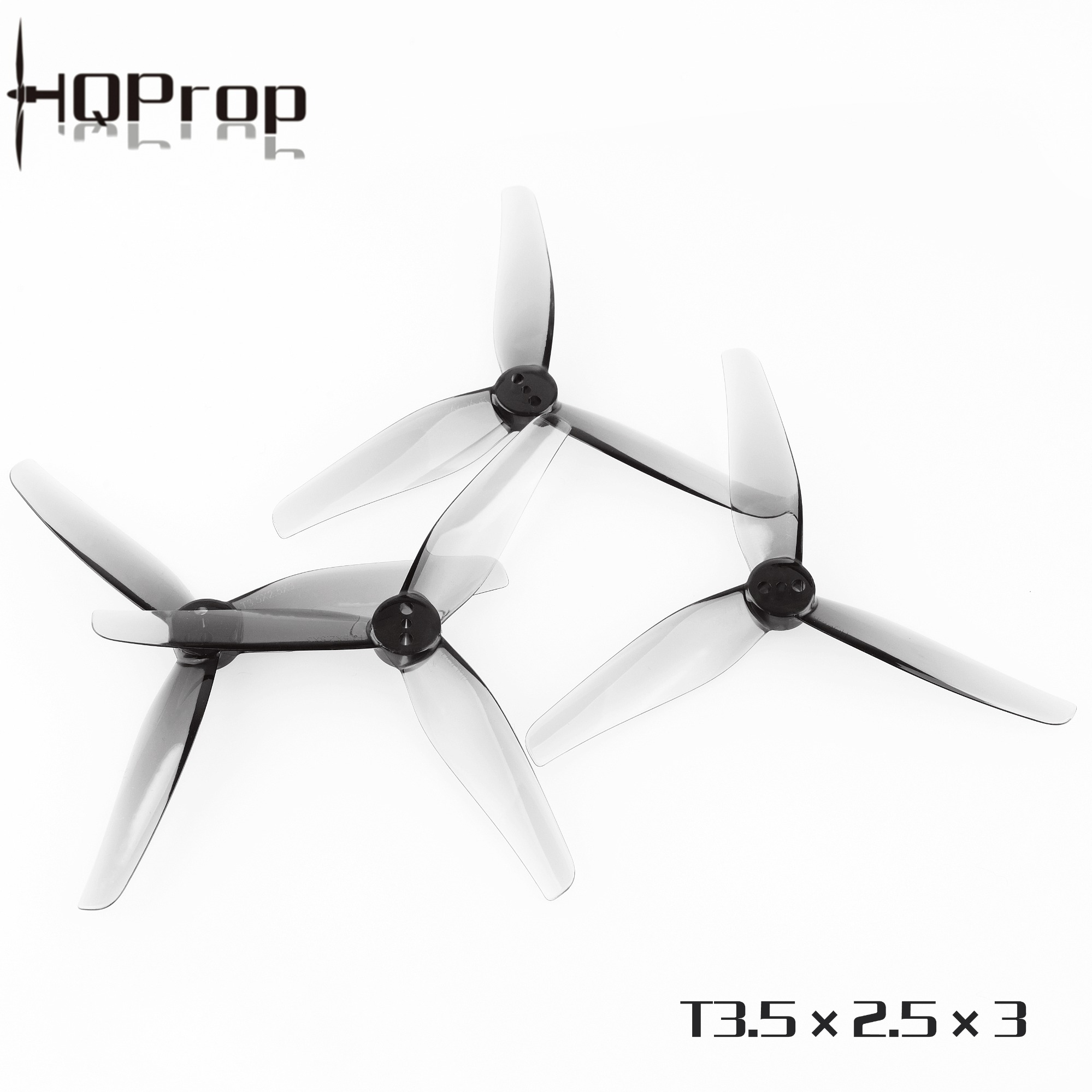 HQProp T3.5X2.5X3 3.5inch Propeller 3525 1.5mm Shaft 3-Blade Props for IFlight IH3 RC DIY FPV Racing Drone