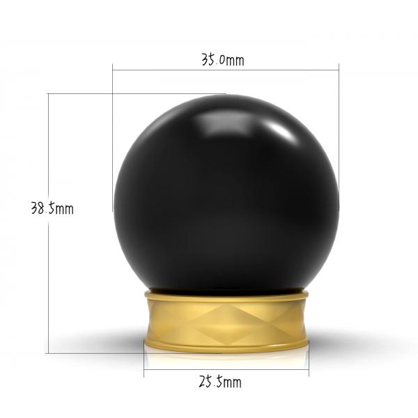 Zinc Alloy 25.5*38.5*35mm 3D Drawing  Zamac Perfume Cap