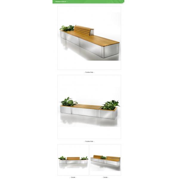 Recycled Antioxidant EN840 Cast Iron And Wood Garden Bench