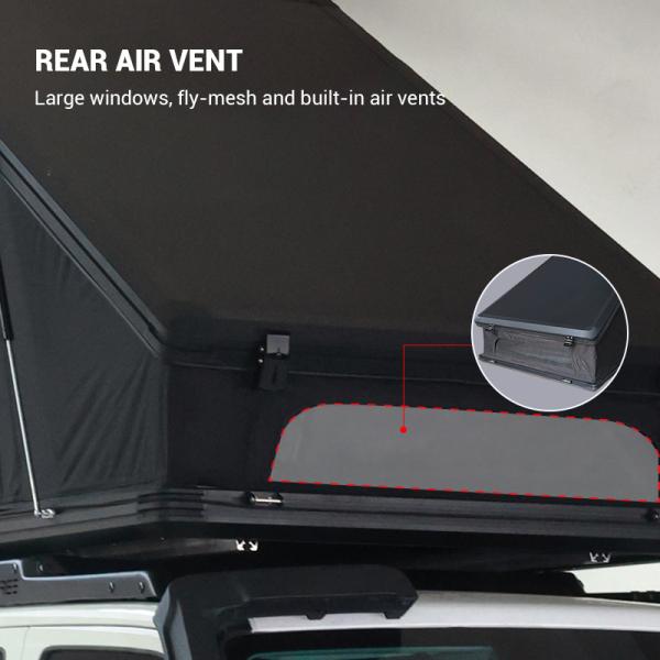 Large Spacious Light Hardtop Rooftop Tent For 4x4 Vehicles
