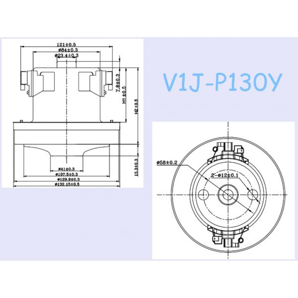 AC Brush V1J P130Y Single Phase 100V 240V Vacuum Cleaner Engine