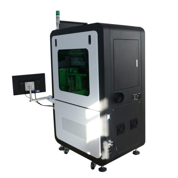 Full enclosed Protection Cover 60W 100W Fiber Laser Metal Engraving Marking Machine High Efficiency