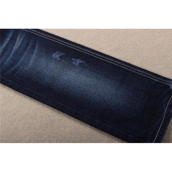 Джинсы ткани джинсовой ткани 1 лайкра 27 полиэстер 72 хлопок 11,5 Oz тяжеловесные задыхаются материал