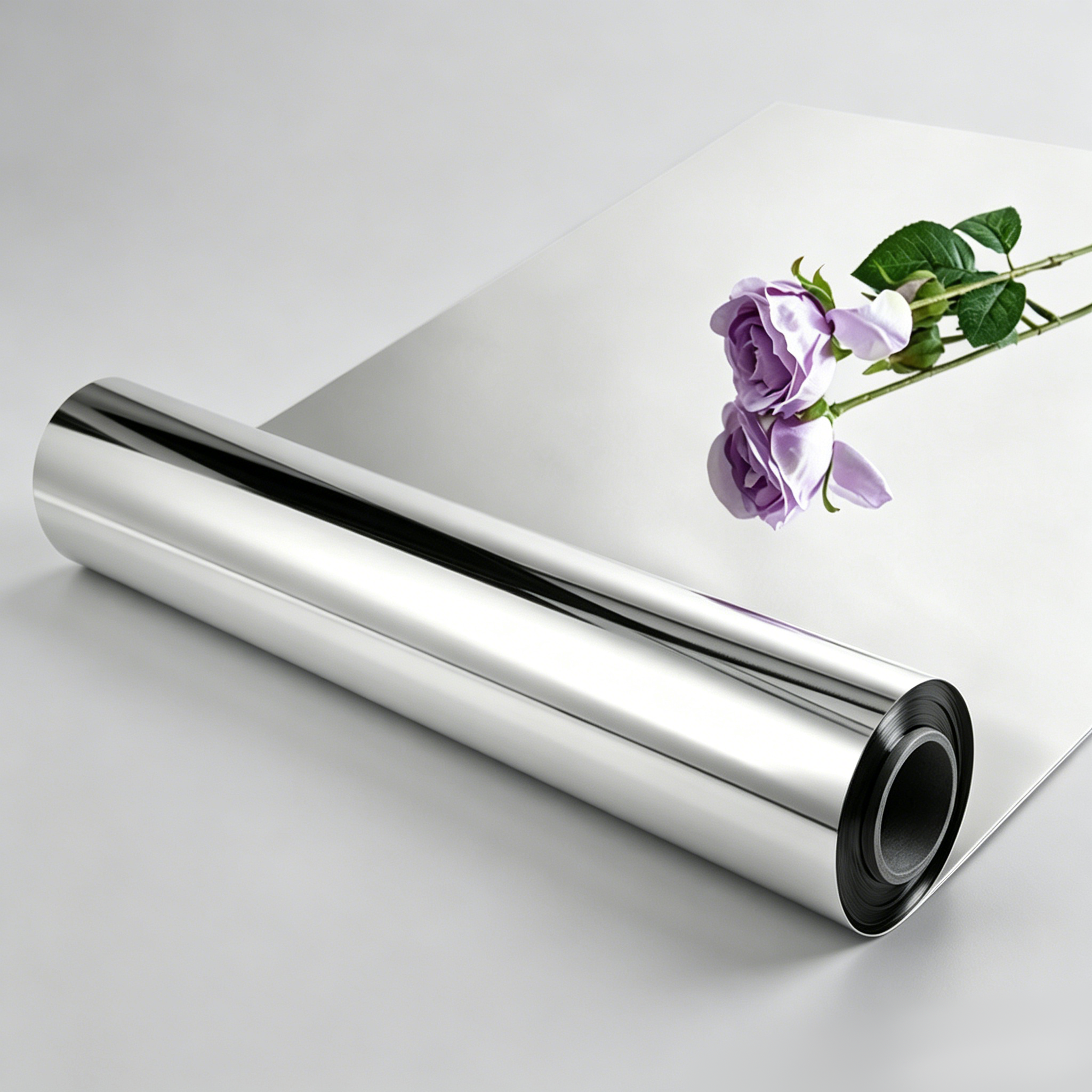 PET Mirror Table Runner Self-Adhesive Reflective Sheet for Wedding Banquet Event