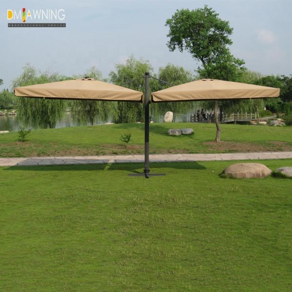 Hanging Aluminium Outdoor Patio Umbrella For Balcony Square Cantilever Umbrella