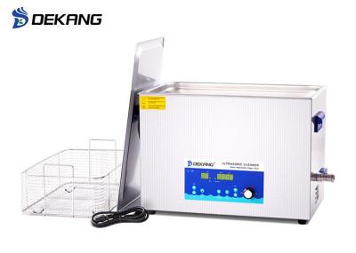 Degas Digital Heated Ultrasonic Cleaning Bath Power Adjustable 30L 600W Stainless Steel Tank