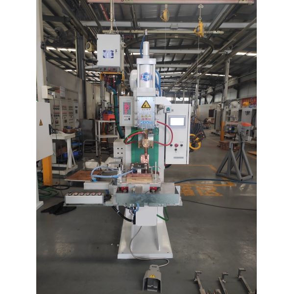 New 6+6mm Industrial Sheet Metal Pneumatic CNC Nut Point Resistance Welders Automatic Projection Bolt Spot Welding Machine Steel