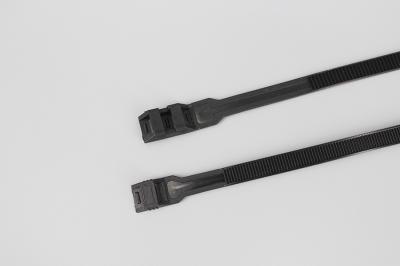 DM-9*260mm Black Nylon Material strong double loop lock zip ties