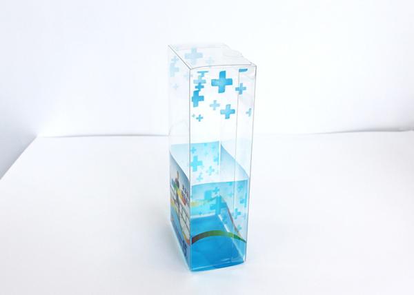 0.3mm Thickness Clear PVC Cosmetic Packaging Boxes  For Soup
