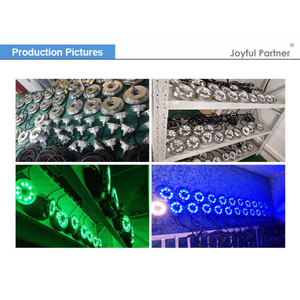 LED Fountain Light with Center Hole 12W DIA285MM DMX Control RGB 3In1 For Garden Landscape