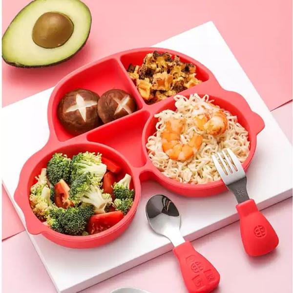 Baby Feeding Silicone Spoon Set Customized Car Shape Bpa Free