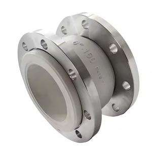 食品級 フレンズ接続 シングルベローゴム拡張関節 DN150 DIN PN10 SS316